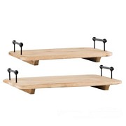 TACA DREWNIANNA Trayset Wood 2 SZT Ib Laursen